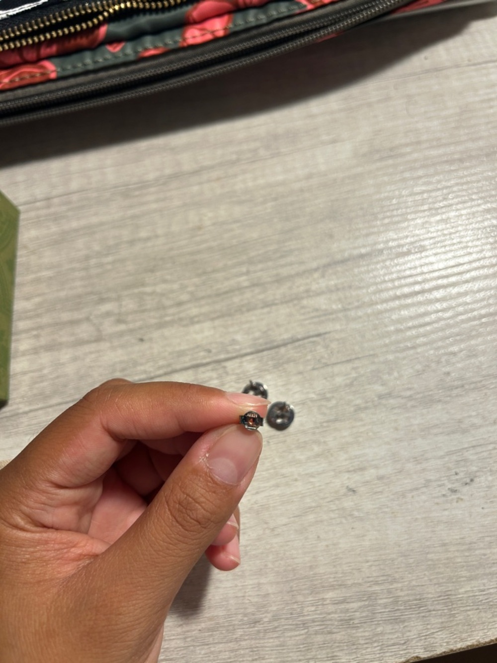 Silver Stud Earrings - Picture 5 of 6